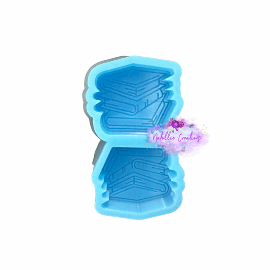 Stack Of Books Vent Clip Freshie Silicone Mold