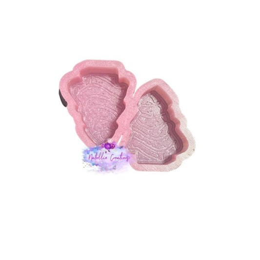 3D Christmas Snack Cake Vent Clip Freshie Silicone Mold