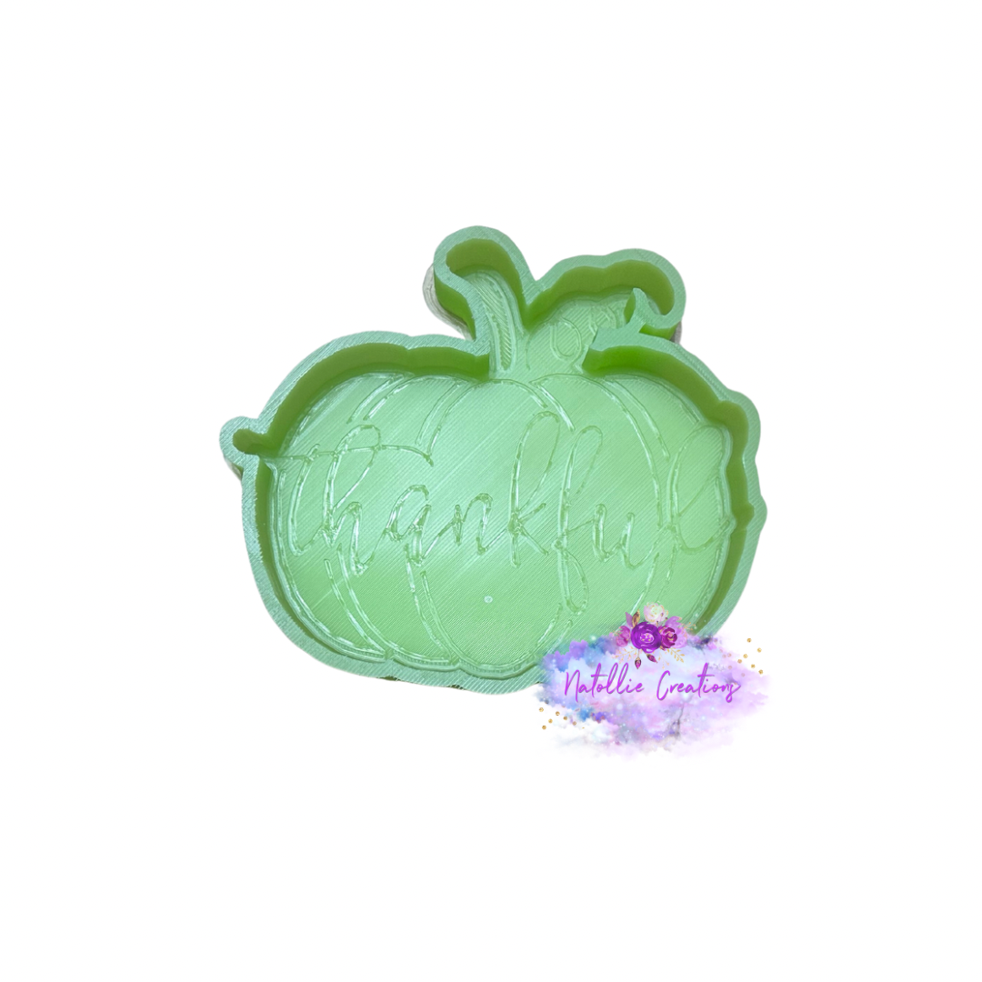 Thankful Pumpkin Freshie Silicone Mold