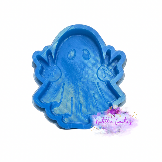 Peace Ghost Freshie Silicone Mold