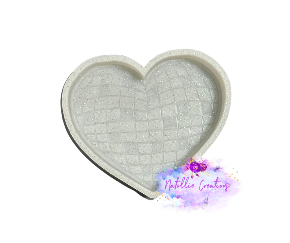 Disco Heart Freshie Silicone Mold