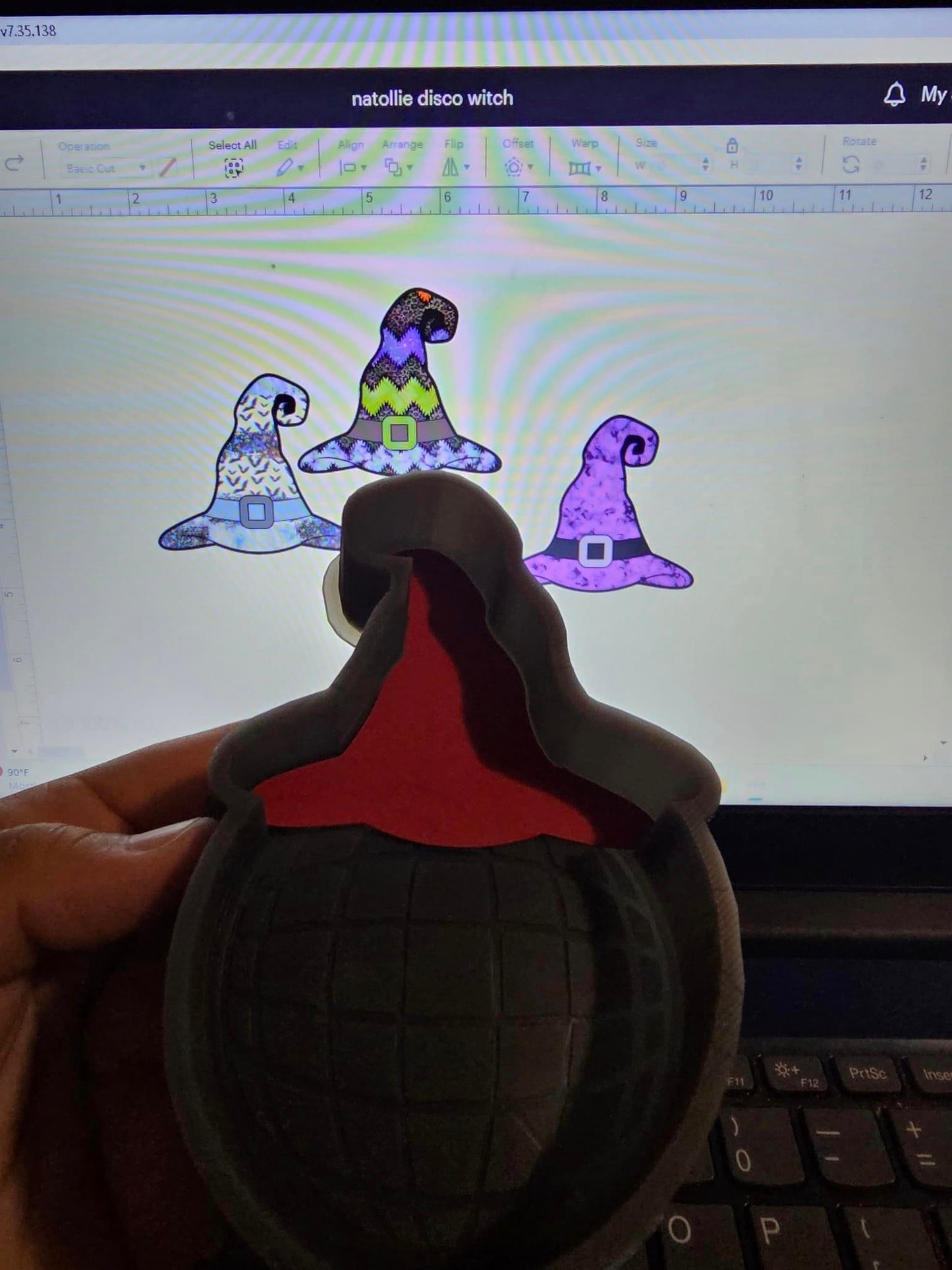 Witch Disco Hat Cardstock Grab Bag