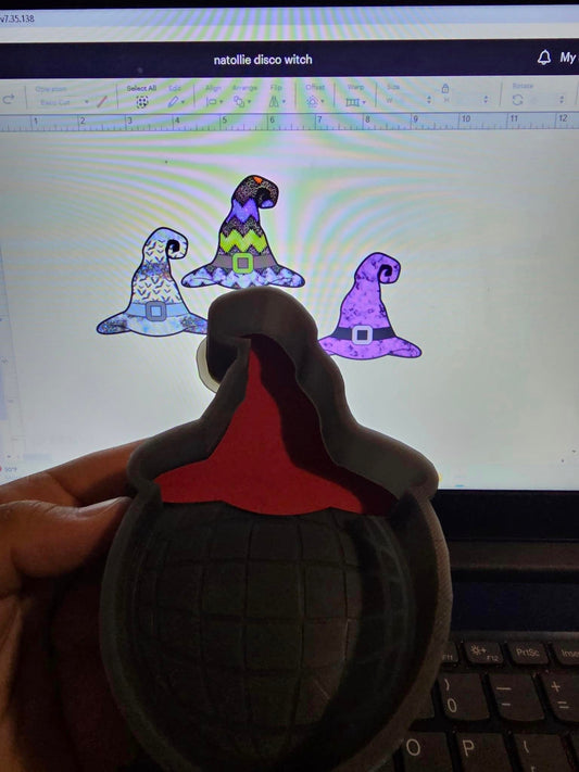 Witch Disco Hat Cardstock Grab Bag
