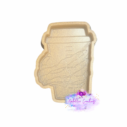 Hot Cup W/ Skeleton Hand Freshie Silicone Mold