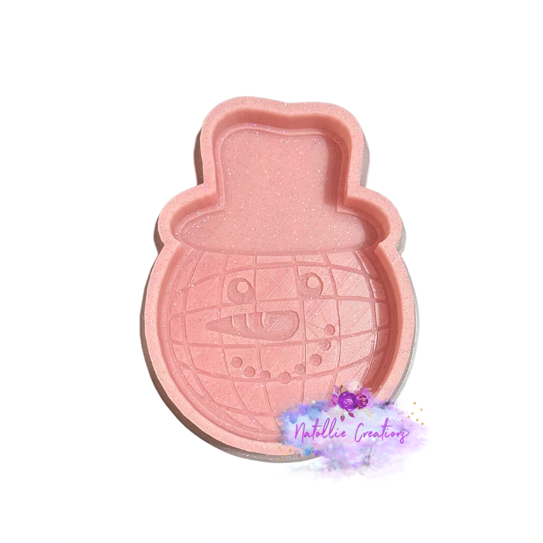 Disco Snowman Freshie Silicone Mold