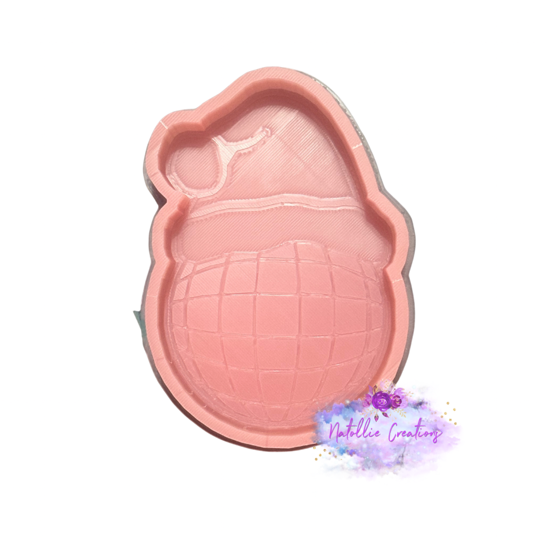 Santa Disco Freshie Silicone Mold