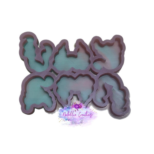 Witch Sisters Vent Clip Freshie Silicone Mold