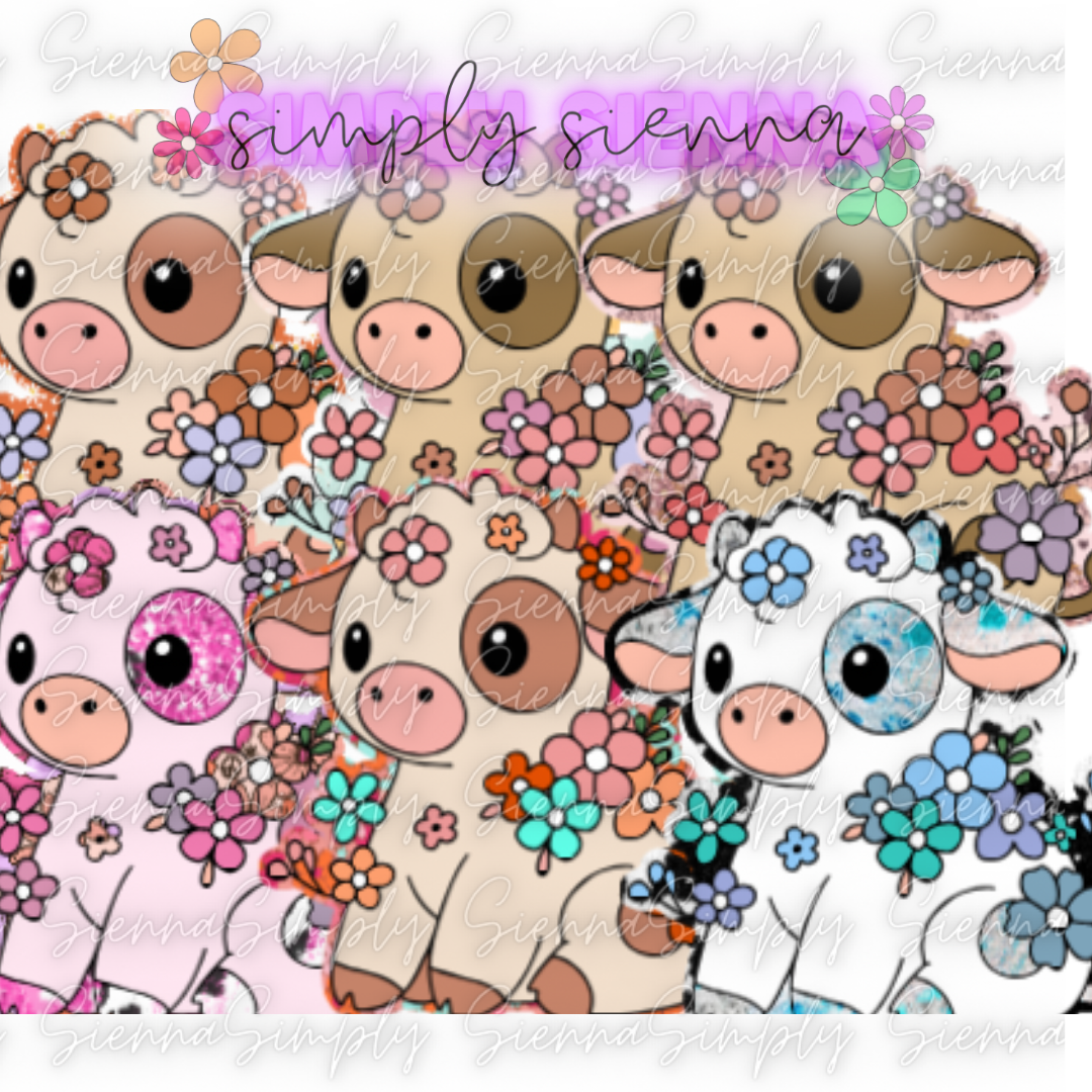 Flower Cow - NATOLLIE CREATIONS