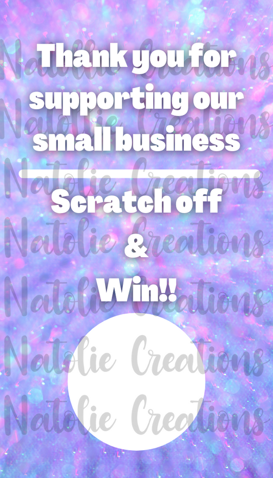 Scratch Off Cards - Purple Galaxy