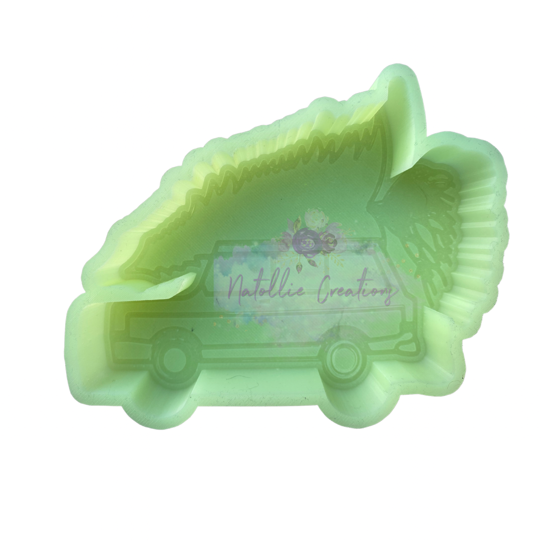 Christmas Station Wagon Freshie Silicone Mold