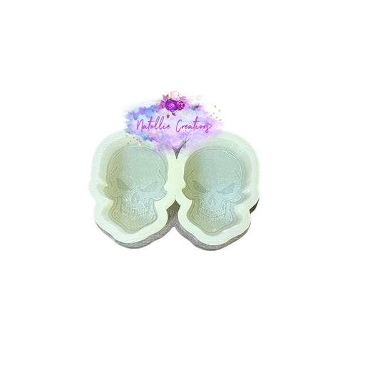 Skull Vent Clip Freshie Silicone Mold