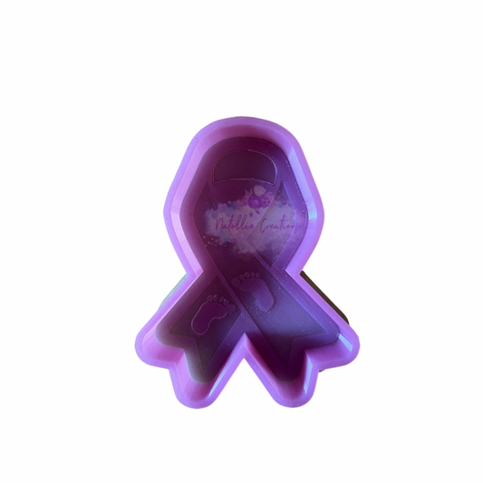 Infant Loss Ribbon Freshie Silicone Mold