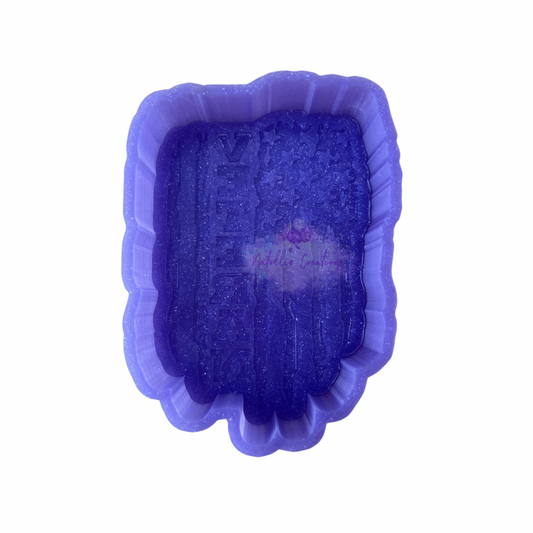 Veteran Flag Freshie Silicone Mold