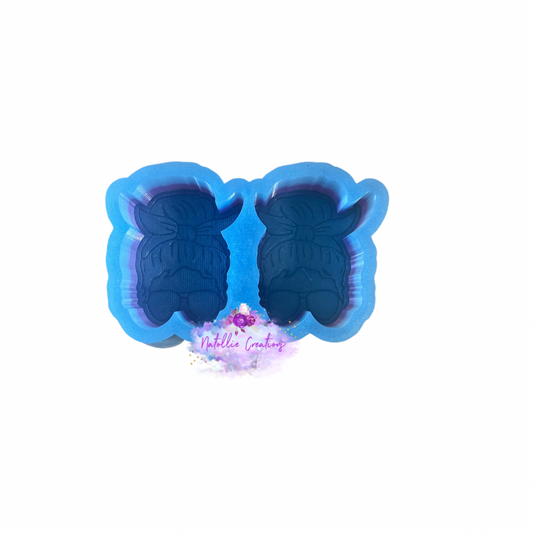 Mom Bun Vent Clip Freshie Silicone Mold