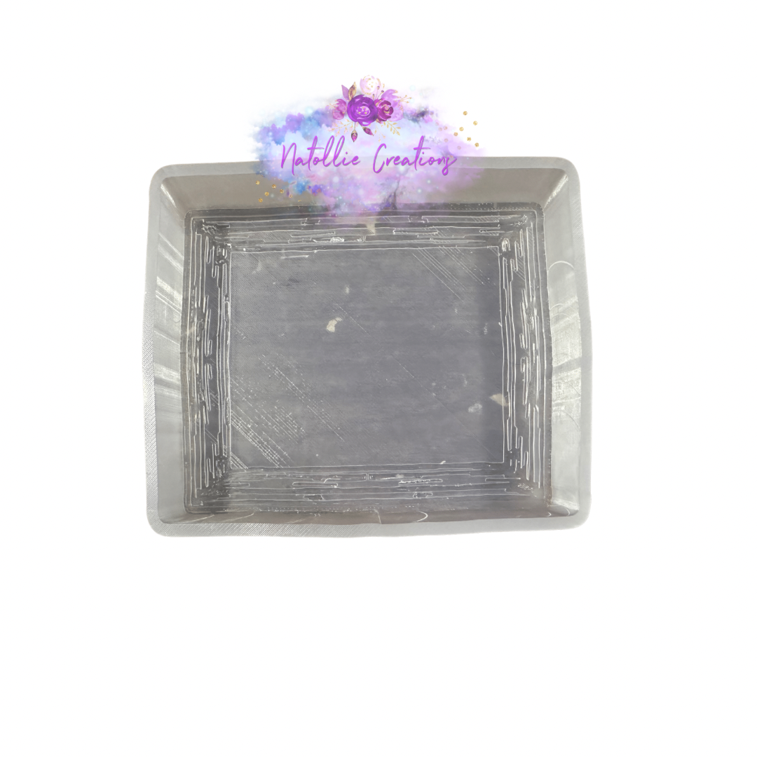 Wooden Picture Frame Freshie Silicone Mold