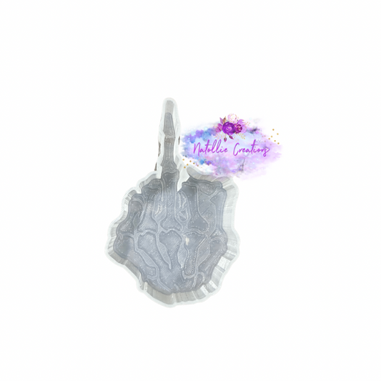 Skeleton Middle Finger Freshie Silicone Mold