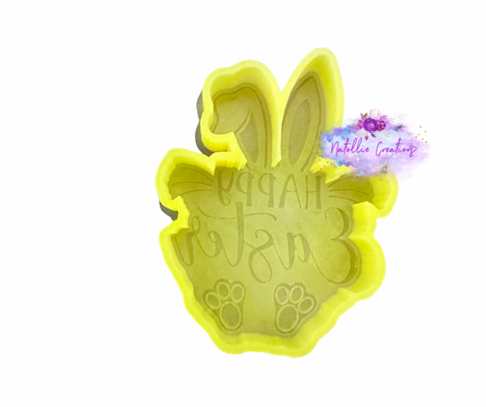 Happy Easter Bunny Freshie Silicone Mold