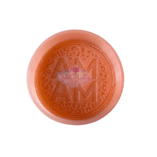 Circle Cheetah Mama Freshie Silicone Mold