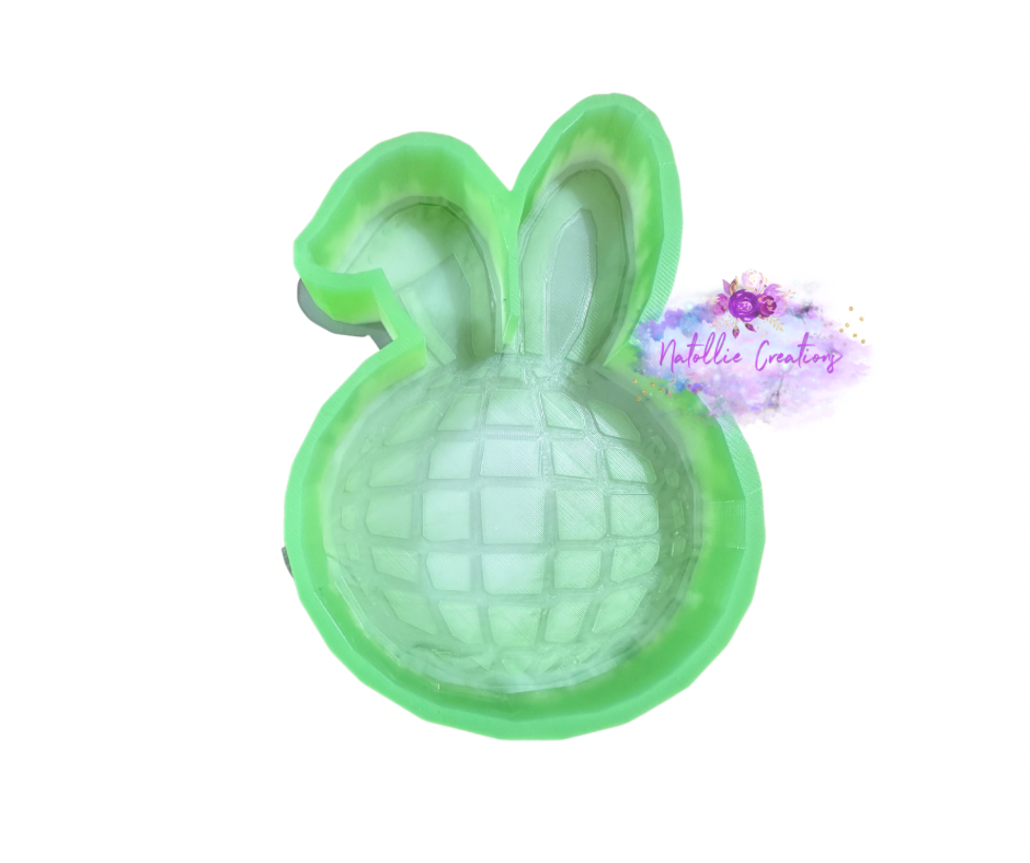 Disco Bunny Freshie Silicone Mold