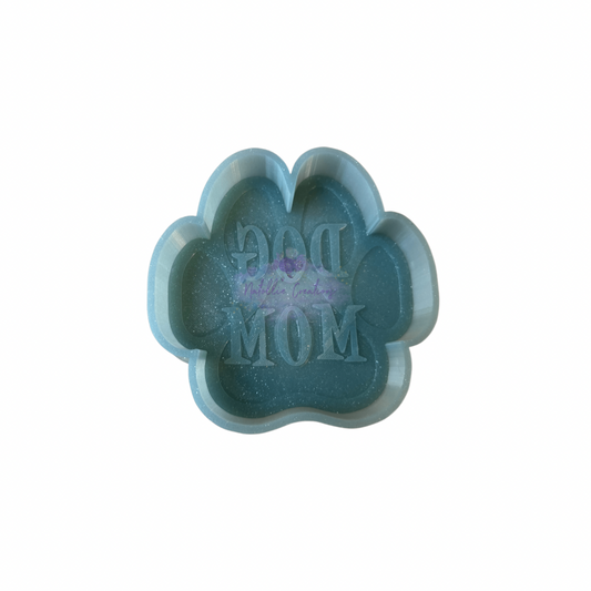 Dog Mom - Paw Print Freshie Silicone Mold