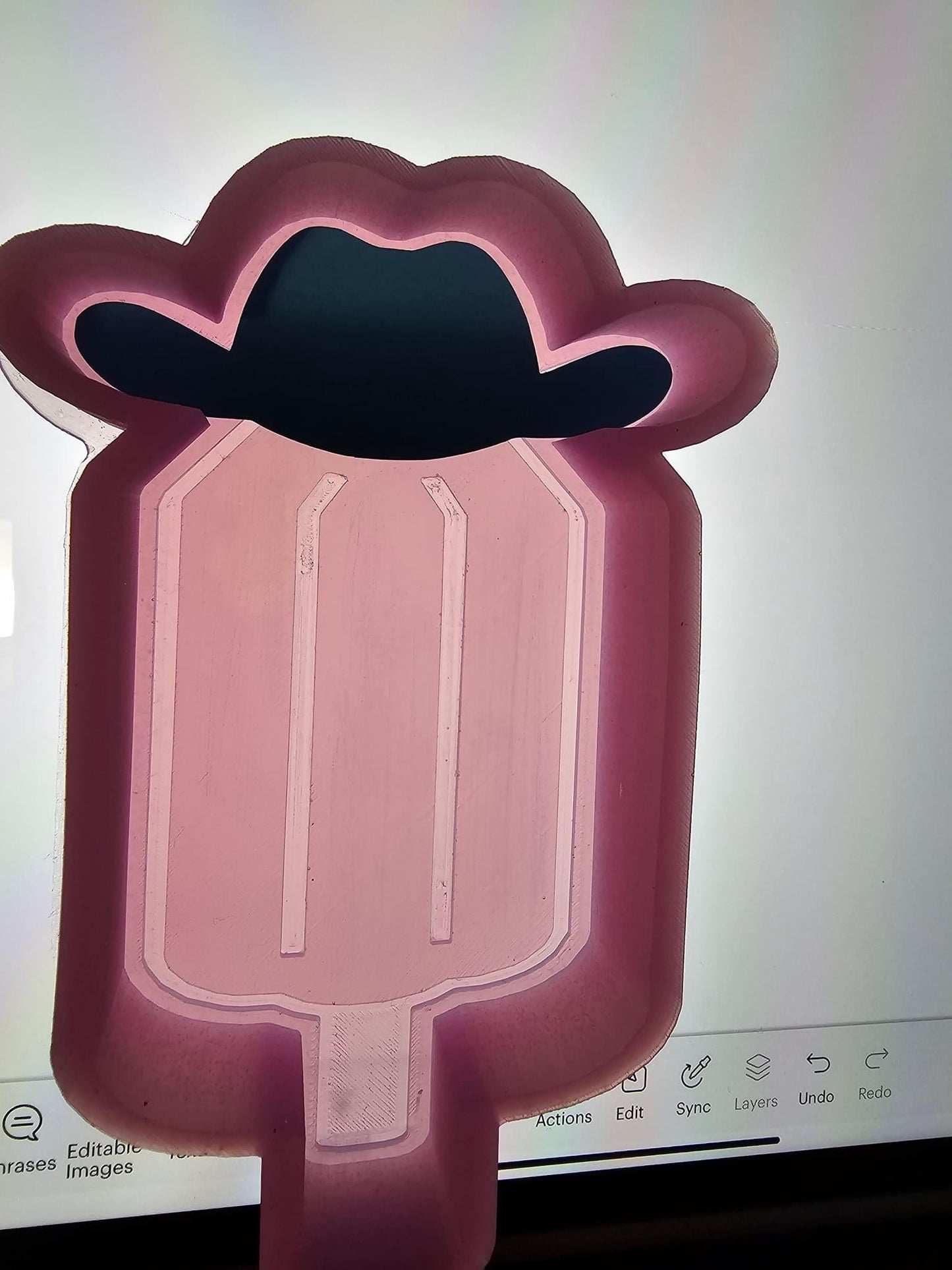 Cowboy Bomb Pop Hat Cardstock Grab Bag