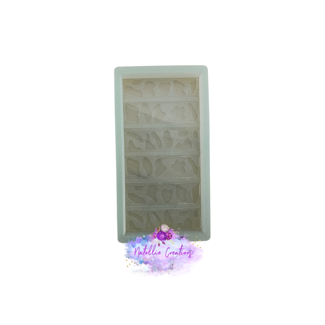 Cow Print Wax Snap Silicone Mold