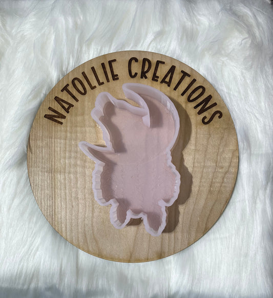 Wolf Moon Freshie Silicone Mold