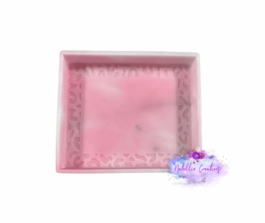 Leopard Print Picture Frame Freshie Silicone Mold