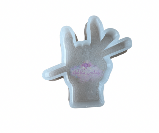 Rock On Make Up Hand Freshie Silicone Mold