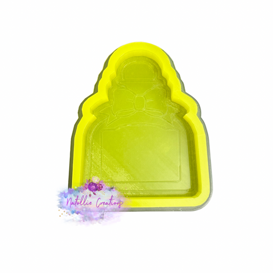 Patron Bottle With Bow Freshie Silicone Mold