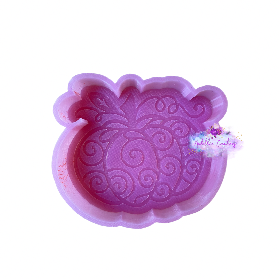 Detailed Pumpkin Freshie Silicone Mold