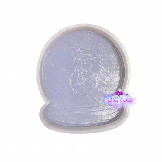 Snowman Snowglobe Freshie Silicone Mold