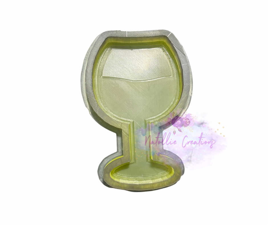 Wine Glass Freshie Silicone Mold