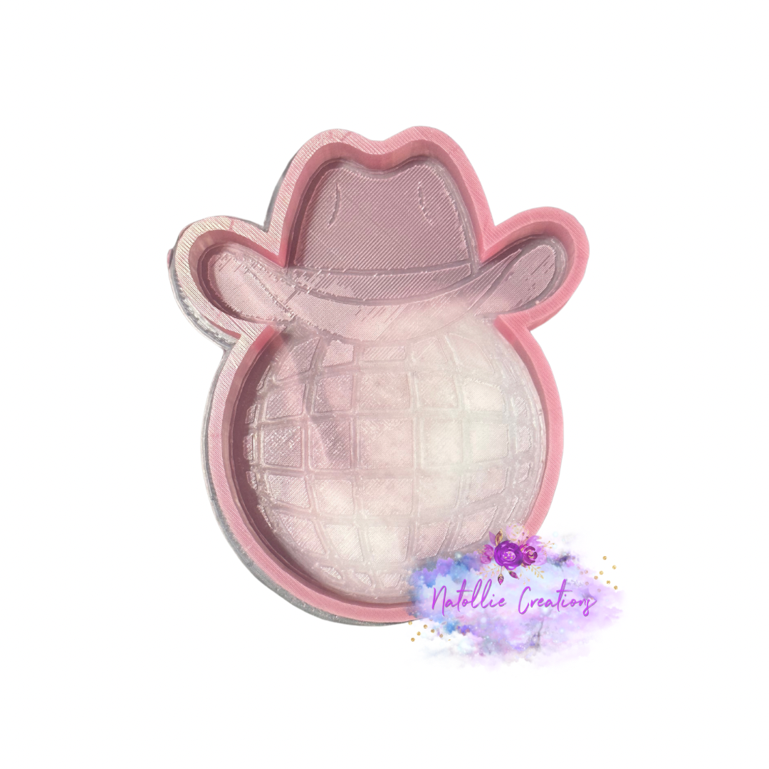 Cowboy Disco Ball Freshie Silicone Mold