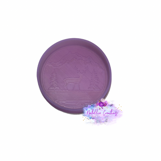 Scenic Deer Freshie Silicone Mold