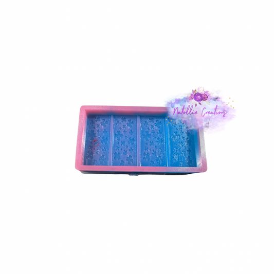 Mini Clover Wax Snap Silicone Mold