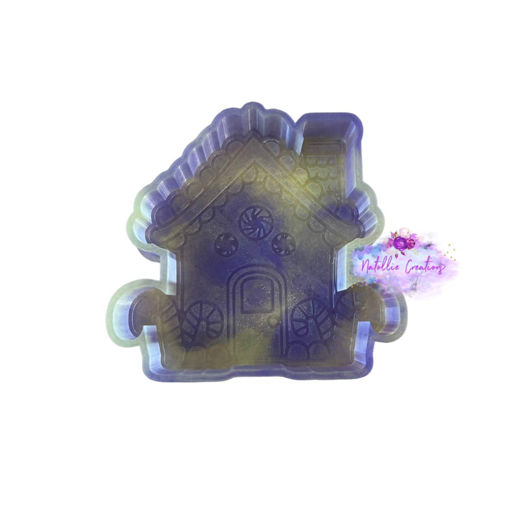 Gingerbread House Freshie Silicone Mold