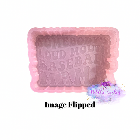 Baseball Mama Freshie Silicone Mold