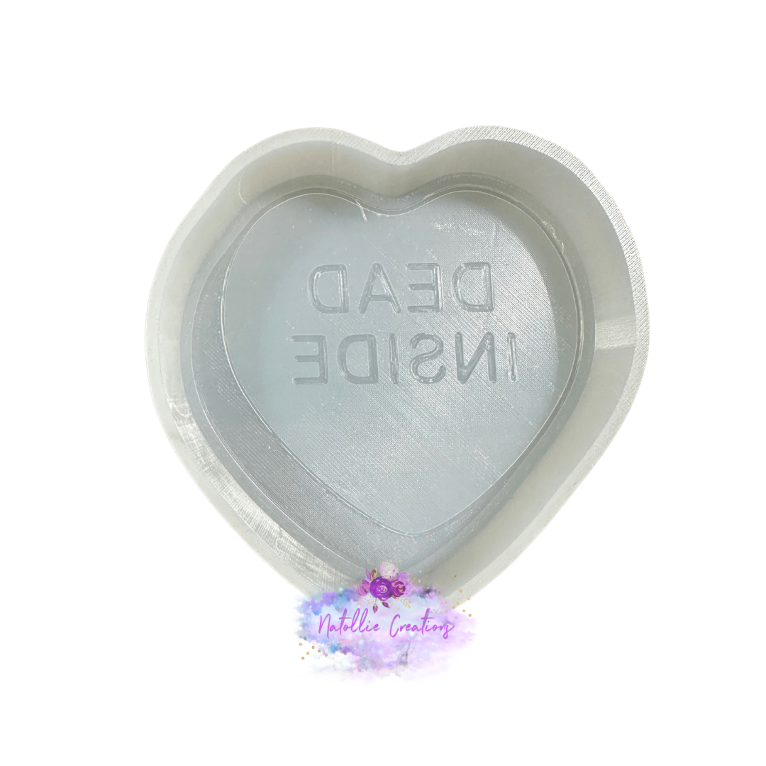 Dead Inside Heart Freshie Silicone Mold